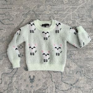 Fuzzy kitty sweater